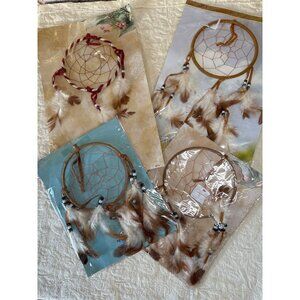 Legend Of The Dreamcatcher Set Of 4 By St. Josephs Indian School Feather & Bead